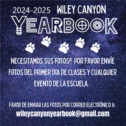 spanish yearbook flyer